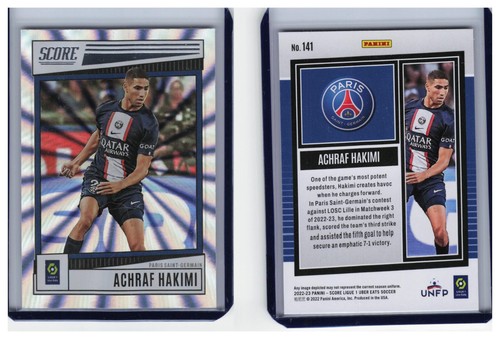Achraf Hakimi 2022 Panini Score Silver Laser