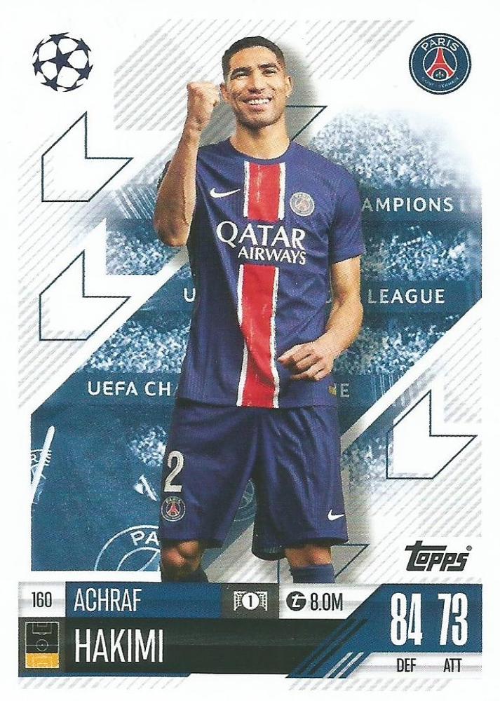 Achraf Hakimi 2024 Topps Match Attax UEFA Club Competitions