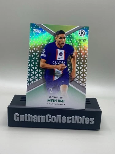 Achraf Hakimi 2022 Topps UCC Green Refractor /99
