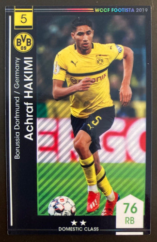 Achraf Hakimi 2019 Panini WCCF Footista Extra