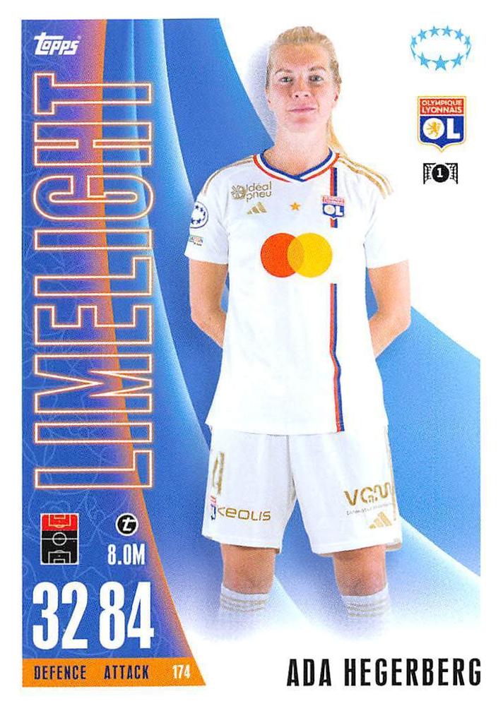Ada Hegerberg 2023 Topps Match Attax UEFA Club Competitions Extra