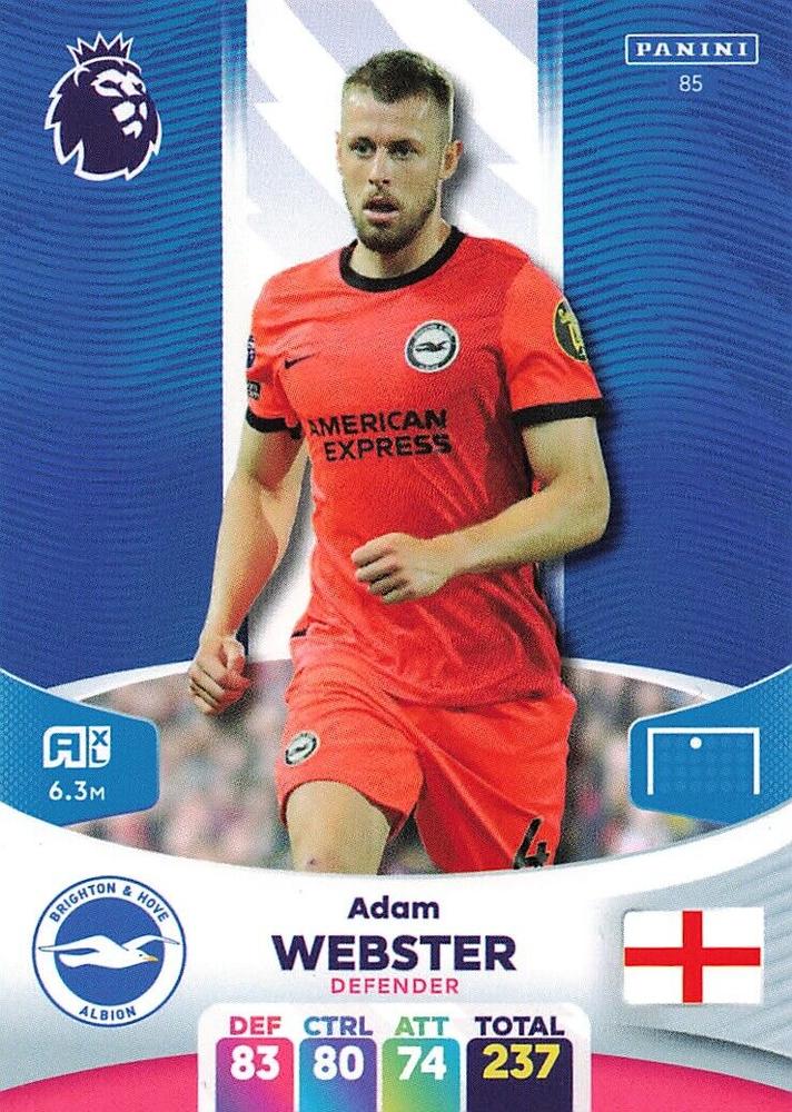 Adam Webster 2024 Panini Adrenalyn XL Premier League
