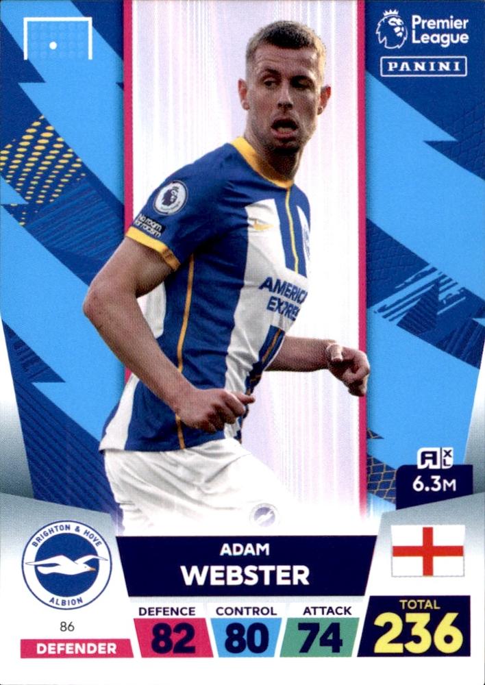 Adam Webster 2023 Panini Adrenalyn XL Premier League