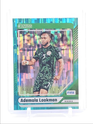 Ademola Lookman 2024 Panini Donruss FIFA Teal /199