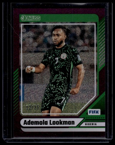 Ademola Lookman 2024 Panini Donruss Purple /25