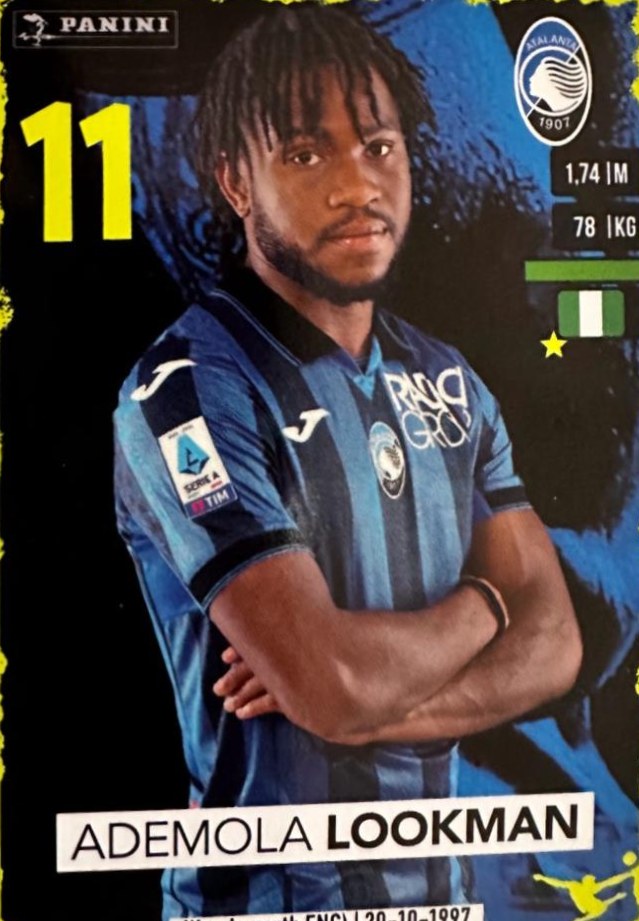 Ademola Lookman 2023 Panini Calciatori Stickers