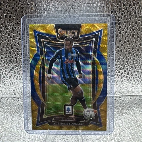Ademola Lookman 2024 Panini Select Gold Wave Prizm /10