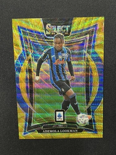Ademola Lookman 2024 Panini Select Serie A Gold Prizm /10
