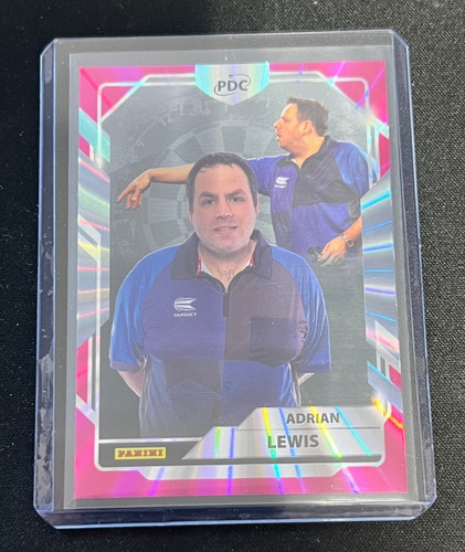 Adrian Lewis 2026 Panini PDC Dart World Cup Pink Laser