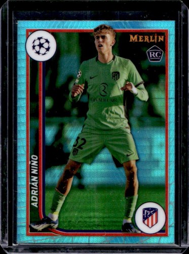 Adrian Nino 2023 Topps Chrome Merlin Aqua Prism Refractor #19