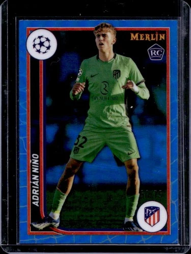Adrian Nino 2023 Topps Chrome Merlin Blue Refractor /75