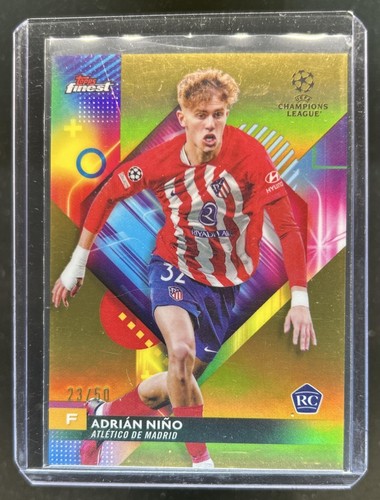 Adrian Nino 2023 Topps Finest Gold Refractor /50