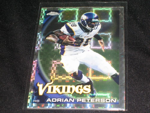 Adrian Peterson 2010 Topps Chrome Refractor