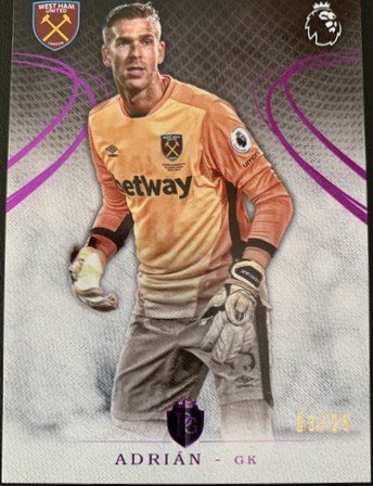 Adrian 2016 Topps Premier Gold Purple /25