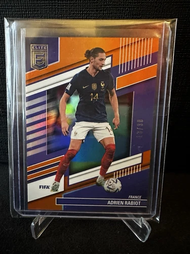 Adrien Rabiot 2022 Panini Donruss Elite FIFA Orange /30