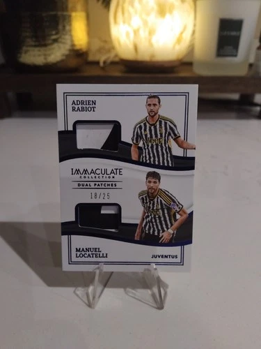 Adrien Rabiot / Manuel Locatelli 2023 Panini Immaculate /25