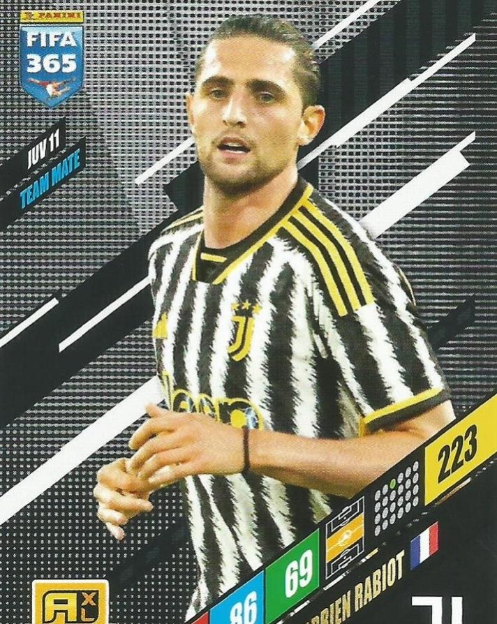 Adrien Rabiot 2024 Panini Adrenalyn XL FIFA 365
