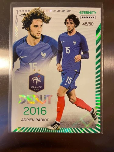 Adrien Rabiot 2025 Panini Eternity Bleus Green /50 /50