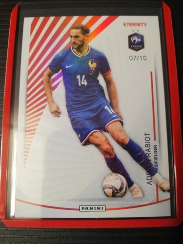 Adrien Rabiot 2025 Panini Eternity Bleus Red /10 /10
