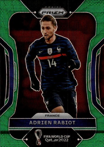 Adrien Rabiot 2022 Panini Prizm Green Wave