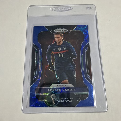 Adrien Rabiot 2022 Panini Prizm World Cup Choice Blue Prizm /135