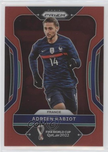 Adrien Rabiot 2022 Panini Prizm World Cup Red Prizm 196/399