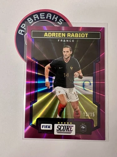 Adrien Rabiot 2023 Panini Score Purple Laser /15