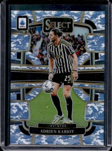 Adrien Rabiot 2024 Panini Select Winter Camo Prizm Terrace /30