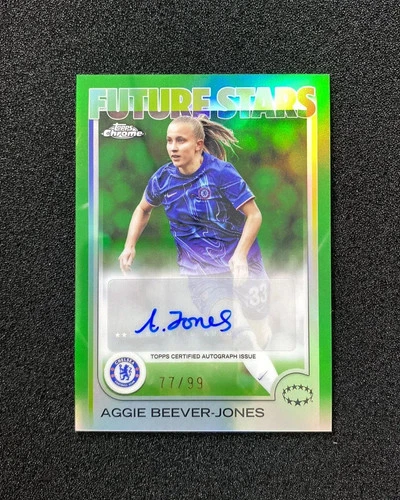 Aggie Beever-Jones 2024 Topps Chrome Green /99