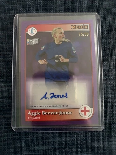 Aggie Beever-Jones 2025 Topps Merlin Chrome /75