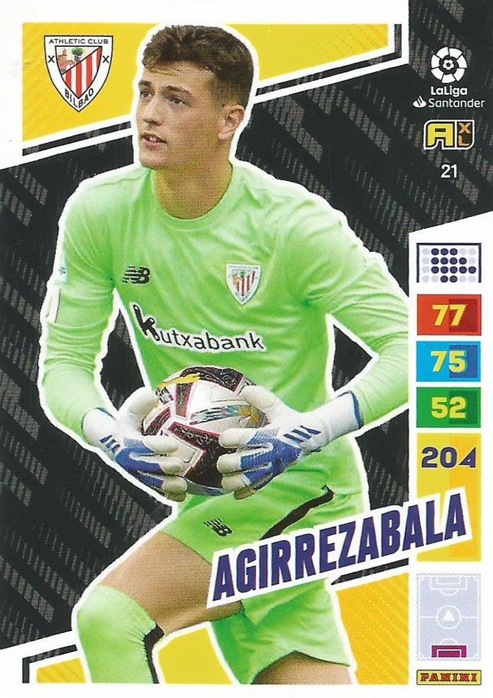 Agirrezabala 2022 Panini Adrenalyn XL La Liga