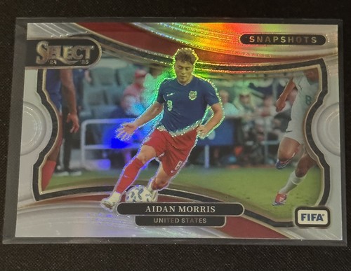 Aidan Morris 2024 Panini Select Silver Prizm