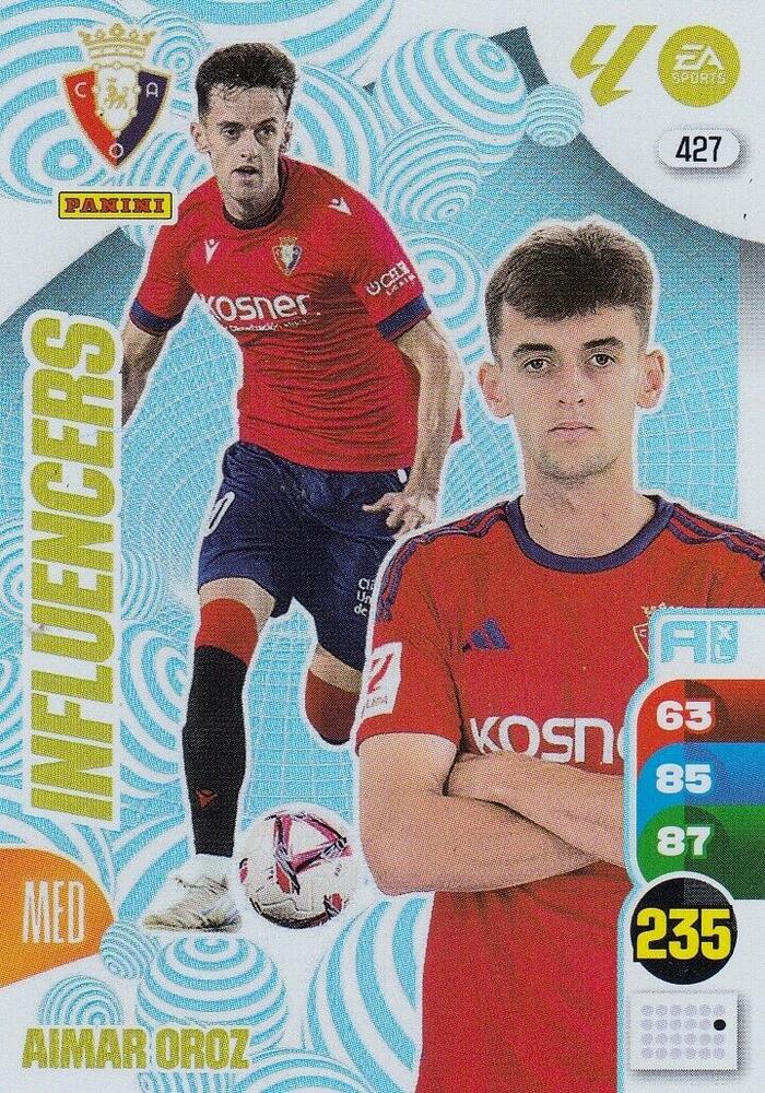 Aimar Oroz 2024 Panini Adrenalyn XL La Liga