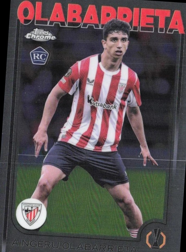 Aingeru Olabarrieta 2024 Topps Chrome UEFA Club Competitions