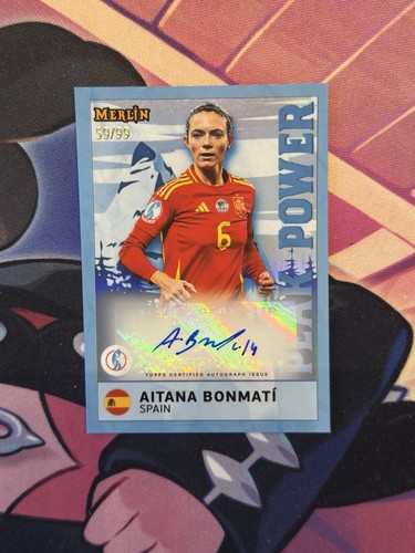 Aitana Bonmatí 2025 Topps Merlin UEFA Women's EURO 59/99