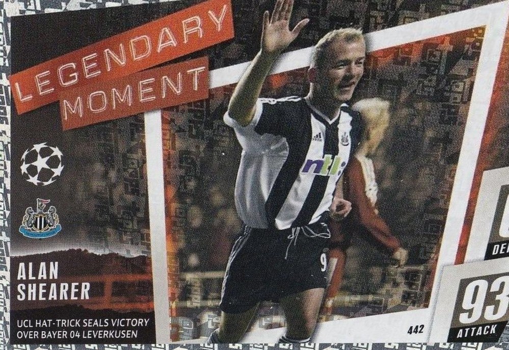 Alan Shearer 2023 Topps Match Attax UEFA Club Competitions