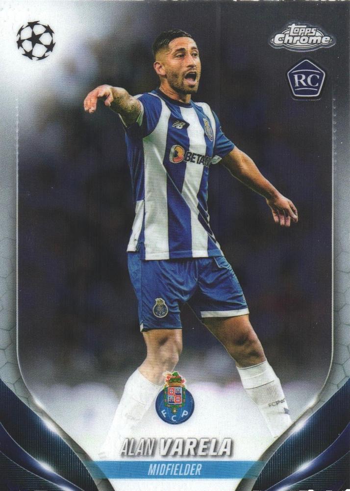 Alan Varela 2023 Topps Chrome UEFA Club Competitions