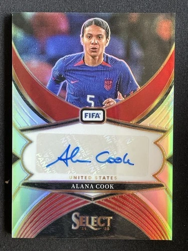 Alana Cook 2024 Panini Seleziona Firme FIFA Argento