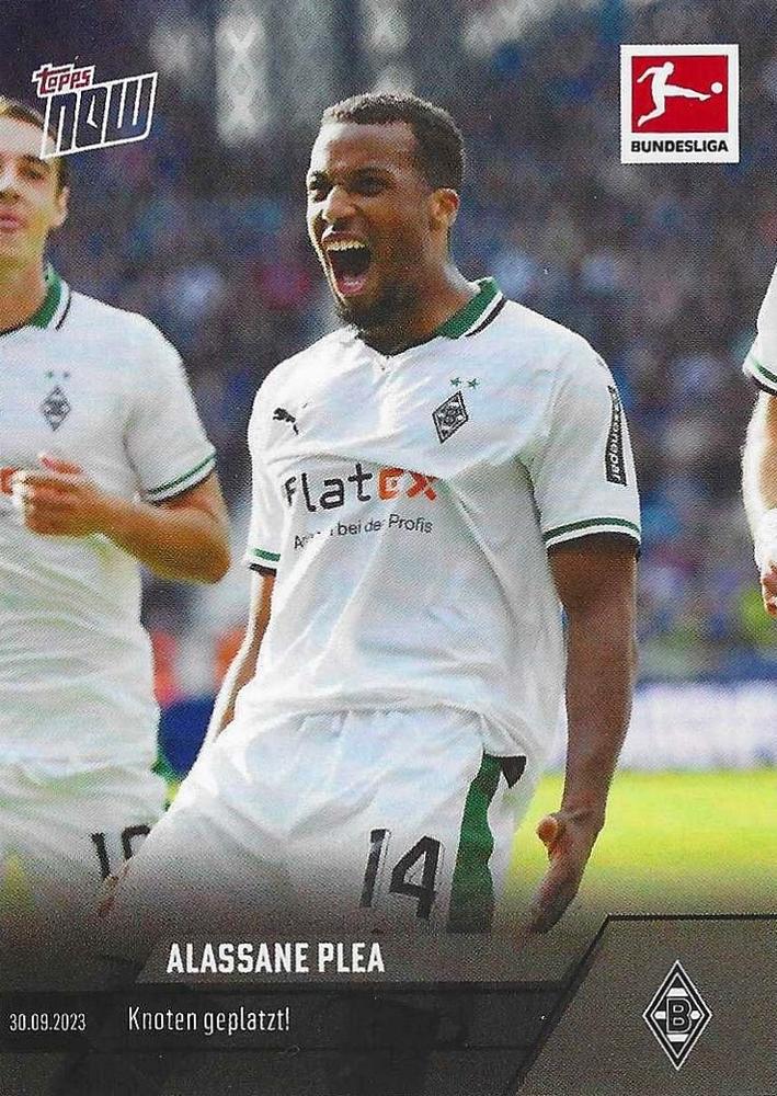 Alassane Plea 2023 Topps Now Bundesliga German