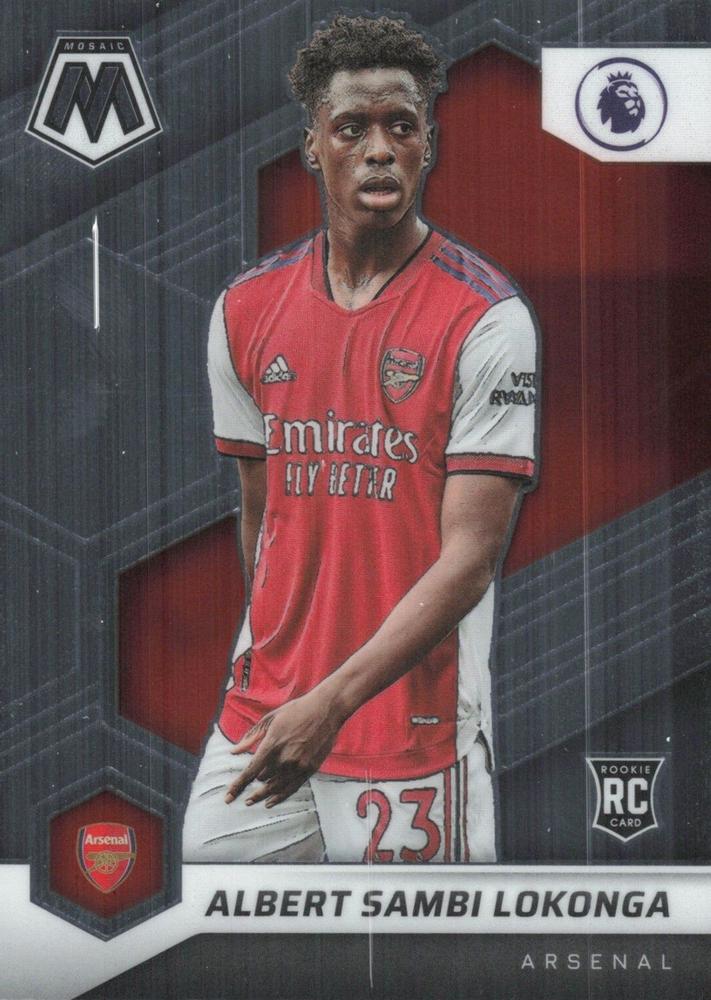 Albert Sambi Lokonga 2021 Panini Mosaic Premier League