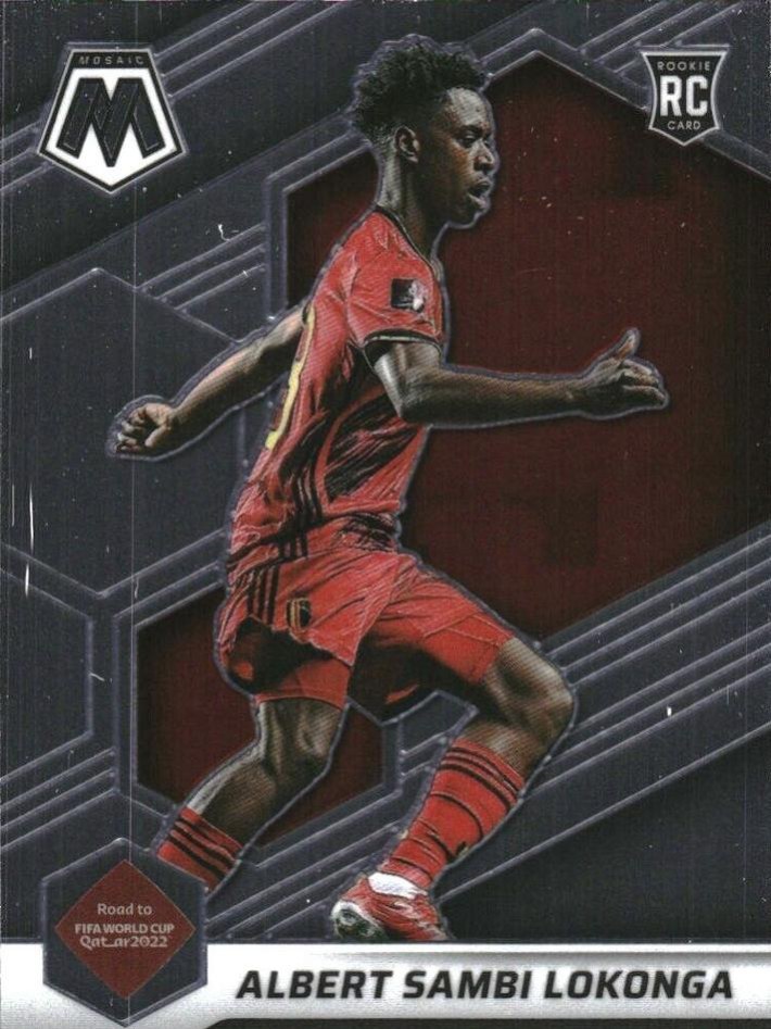 Albert Sambi Lokonga 2021 Panini Mosaic Road to FIFA World Cup
