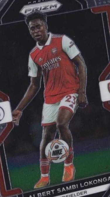 Albert Sambi Lokonga 2022 Panini Prizm Premier League 30