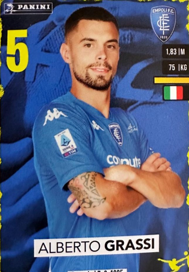 Alberto Grassi 2023 Panini Calciatori Stickers