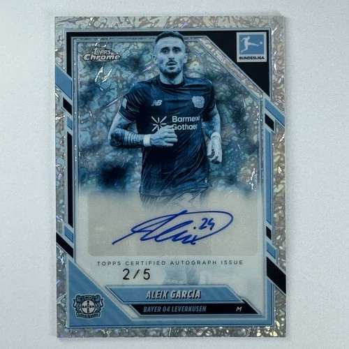Aleix García 2025 Topps Cromo Bundesliga Frozen /5