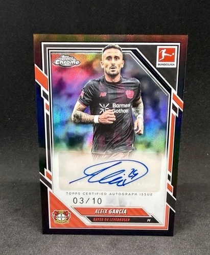 Aleix Garcia 2025 Topps Chrome Black /10