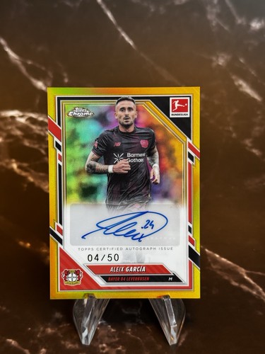 Aleix Garcia 2025 Topps Chrome Bundesliga /50