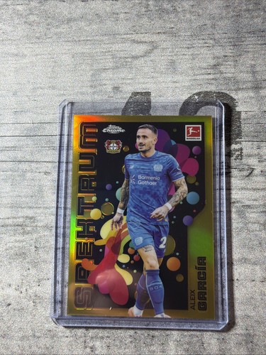 Aleix Garcia 2025 Topps Chrome Bundesliga Gold