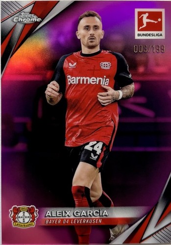 Aleix Garcia 2025 Topps Chrome Bundesliga Lila /199