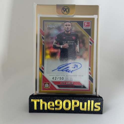 Aleix Garcia 2025 Topps Chrome Gold /50
