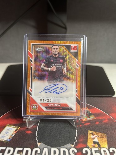 Aleix Garcia 2025 Topps Chrome Orange /25